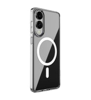 Samsung Galaxy S25 Edge Kılıf Magneticsafe Şeffaf Silikon - Şeffaf