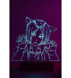 Haikyuu Kenma Kozume 16 Renkli Kumandalı Anime Gece Lambası