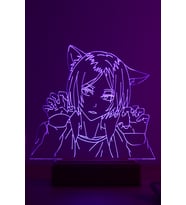Haikyuu Kenma Kozume 16 Renkli Kumandalı Anime Gece Lambası