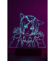 Haikyuu Kenma Kozume 16 Renkli Kumandalı Anime Gece Lambası