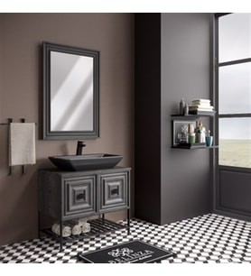 BELİNZA RUSTİCA BANYO DOLABI TAKIMI RUSTİC 80 CM (Karışık)