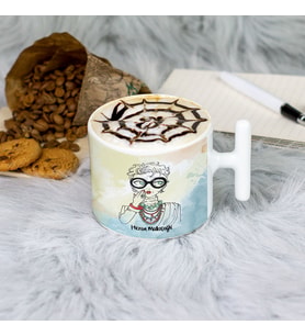 Kokoş Kadın Latte Fincanı