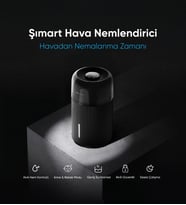 Şımart Akıllı Hava Nemlendirici Wi-Fi Kontrollü 5Lt Su Hazneli (Siyah)
