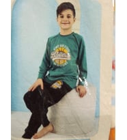 Kapi Kids 7011 Erkek Çocuk Uzun Kol Pijama Takım