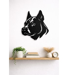 Doberman Köpek Duvar Dekoru – Modern ve Şık Duvar Süsü