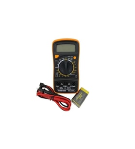 Mini Dijital Multimetre, Led Ekran, 9V Pil Hediyeli, Taşınabilir ölçüm