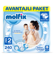 Molfix Bebek Bezi 2 Beden Mini Avantajlı Paket 240 Adet