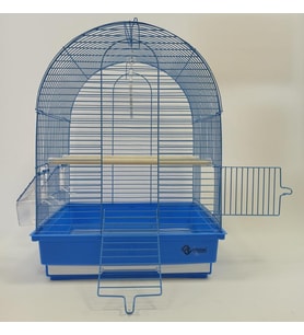 Dayang İki Kapılı Davul Kafes 35x28x46 cm Mavi