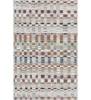 Eliana Home Baskılı, Yıkanabilir Kaymaz Taban Salon Halısı LNA0545 100x150 cm (Kahverengi)