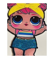 22X14 CM LOL PUL PAYETLİ ŞORTLU LOL APLİKE ARMA YAMA AKSESUAR