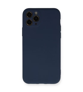Apple İphone 11 Pro Kılıf Nano İçi Kadife Silikon - Lacivert