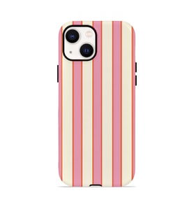 iPhone 15 Vorian Çift Katmanlı Kılıf Sunset Candy Stripe