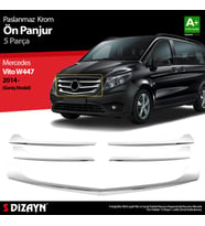 Mercedes Vito W447 Krom Ön Panjur Geniş Model 5 Prç. 2014-2020