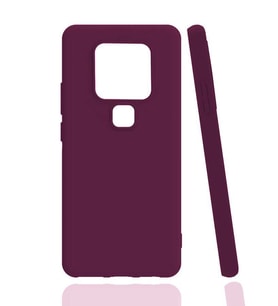 Tecno Camon 16 Kılıf Zore Biye Silikon Kılıf (Mor)