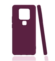 Tecno Camon 16 Kılıf Zore Biye Silikon Kılıf (Mor)