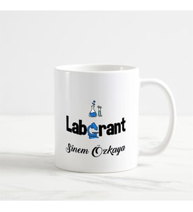 Laborant Kupa Bardak (1. Tasarım) (Beyaz)