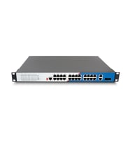 4×10GBASE-X SFP+ SLOT+24×1000BASE-T RJ45 PORT SINGLE POWER，AC220V WITH LAYER 3 MANAGEMENT NO FANS , SUPPORT STATIC ROUTING RIP