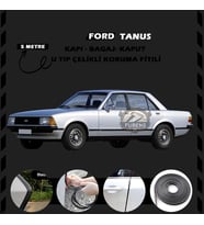 Ford Tanus Oto Araç Kapı Koruma Fitili 5metre Parlak Siyah Renk