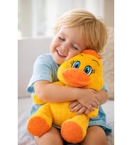 25 cm Peluş Ördek - Çocuklar İçin Sevimli Oyun Arkadaşı