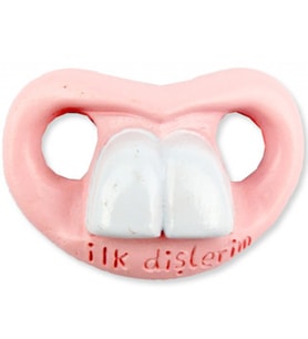 20 Adet Dişim çıktı emzik modeli pembe p1-