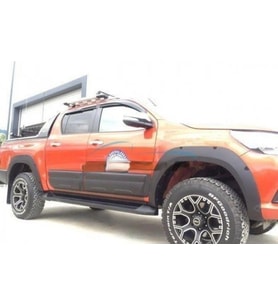 Toyota Hilux Uyumlu Çamurluk Kaplama Cıvatalı 4.5Cm Dodik Seti 2012 / 2019 Parça