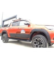 Toyota Hilux Uyumlu Çamurluk Kaplama Cıvatalı 4.5Cm Dodik Seti 2012 / 2019 Parça