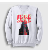 Presmono Unisex Beyaz Ultraviolence V2 Lana Del Rey Sweatshirt 499858tt