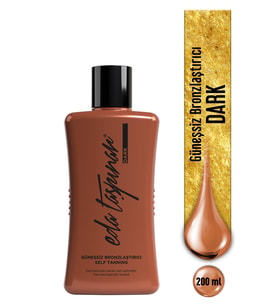 Eda Taşpınar Dark Güneşsiz Bronzlaştırıcı Losyon Self Tanning Eldiven Hediyeli - 200 ml