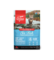 Orijen Six Fish 6 Balıklı Tahılsız Kedi Maması Tüm Irk ve Yaşam Evreleri 5,4 Kg