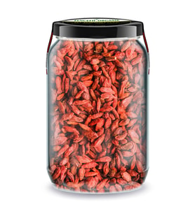 Goji Berry Bi Kavanoz 660 cc. Cam Kavanozda Katkısız Kuru Goji Berry Üzümü Pure Dried Goji Berries