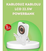 Lcd Göstergeli Manyetik Type C Usb Girişli