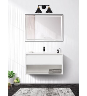 RİOLİGHT RETRO,RUSTİK,VİNTAGE ESKİTME DUYLU MAFSALLI HAREKETLİ BAŞLIK AYNA ÜSTÜ METAL DUVAR APLİK (Siyah)