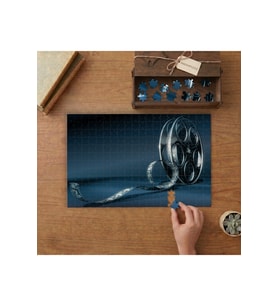 Film Şeridi Tasarımı 240 parça Ahşap Puzzle Ahşap Kutuda MP00554