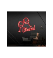 Cheers! Yazılı ve Şekilli Neon Tabela
