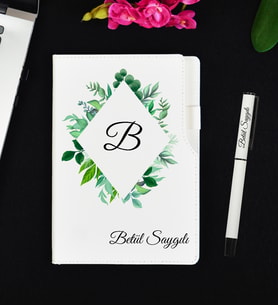 Arkadaşa Hediye Kişiye Özel Defter ve Roller Kalem Hediye Seti