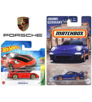 2 Araç Porsche 911 Gt3 Set - Hot Wheels & Matchbox (1/64)