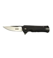 Crkt Muskie 202 BK Siyah Kamp / Outdoor Çakı 18 cm - Yarı Otomatik, Kemerlikli, Kutulu