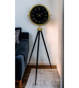 İhtişam Gold Tripod Ayaklı Saat (Standart)