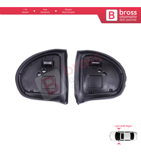 Mercedes W211 S211 W203 S203 A413131418 İçin Sağ ve Sol Yan Dikiz Aynası Kauçuk Contası