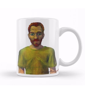 Vincent Van Gogh Portrait Kupa Bardak Porselen
