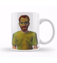 Vincent Van Gogh Portrait Kupa Bardak Porselen
