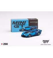 Mini GT 266 Bugatti Vision Gran Turismo Light Mavi 1/64 Model Araba