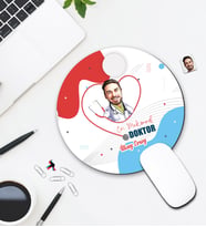 Kişiye Özel Karikatür Doktor Tasarımlı Mouse Pad 013