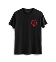 V For Vendetta Siyah Tshirt