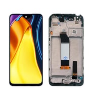 Xiaomi Poco M3 Pro 4G ile Uyumlu Lcd Ekran Dokunmatik Çıtalı (Siyah)
