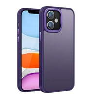 Coverzone Redmi 9 ile Uyumlu K�?e Korumal? Buzlu Saydam Metal �er�eveli � Darbeye Dayan?kl?, Kamera Korumal?, Mat Arka Y�zey, Ultra ?nce ?effaf Koruma Telefon K?l?f?