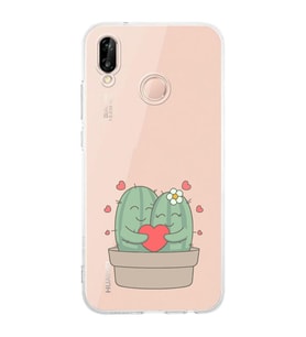 Huawei P20 Lite Uyumlu Baskılı Yumuşak Silikon Şeffaf Telefon Kılıfı