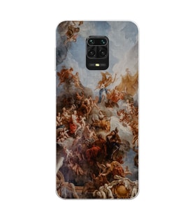 Xiaomi Redmi Note 9S - Redmi Note 9 PRO Uyumlu Sanatsal Tasarımlı Şeffaf Telefon Kılıfı