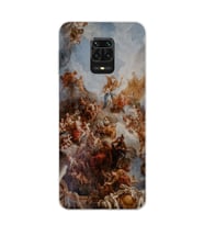 Xiaomi Redmi Note 9S - Redmi Note 9 PRO Uyumlu Sanatsal Tasarımlı Şeffaf Telefon Kılıfı