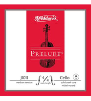 D'Addario J1011 Prelude Tek Çello La (A) Teli (4/4) Başlangıç Seviyesi için Yumuşak Tuşe Net Duyum ve Kararmaya Dayanıklı Yüzey
